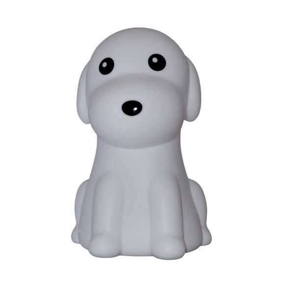 LED Squish Dog Tap Light Color-Changing Soft Silicone Night Lamp - Picture 2 of 8